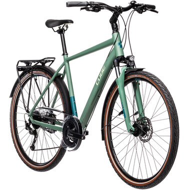 Bicicleta de viaje CUBE TOURING EXC DIAMANT Verde 0